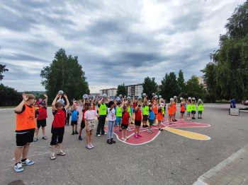 Пришкольный лагерь "Сурское созвездие" день первый