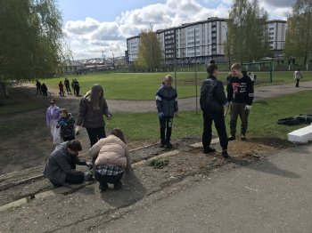 Майский субботник. 